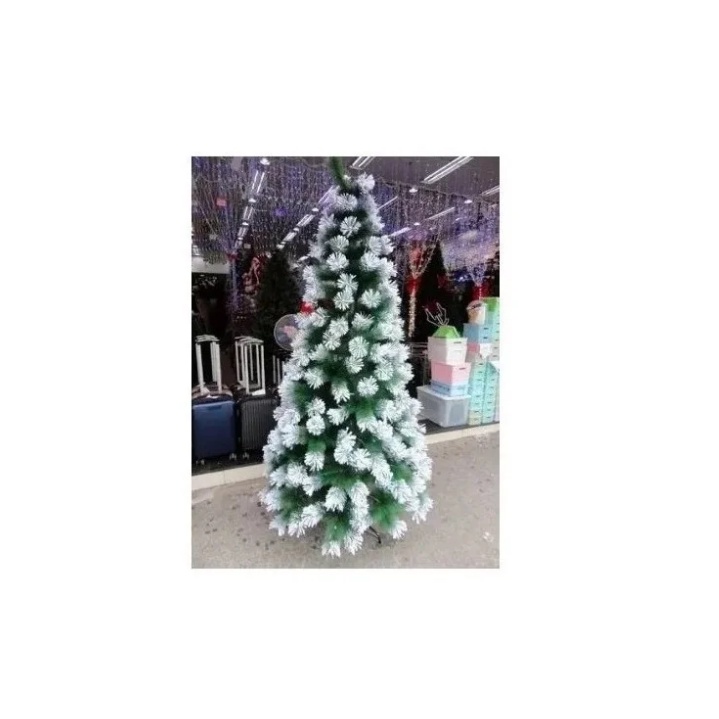 Árvore De Natal Pinheiro 2,10 Metros 330 Galhos Verde C/ Neve e Branca  Modelo Luxo | Shopee Brasil