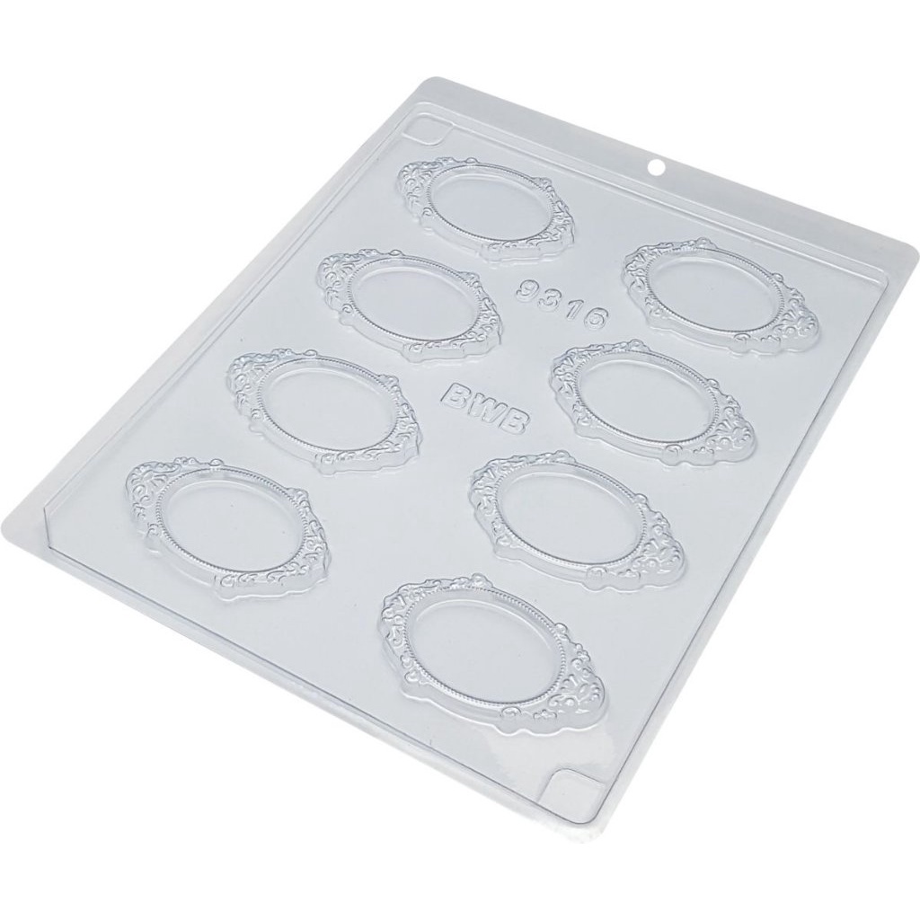 Forma de Acetato Camafeu Liso Cód. 9316 BWB