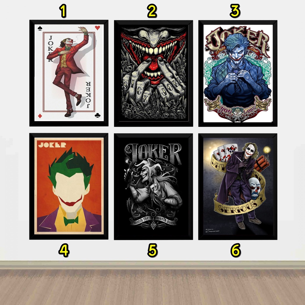 Quadro Decorativo Coringa Joker Quadro Batman DC Comics