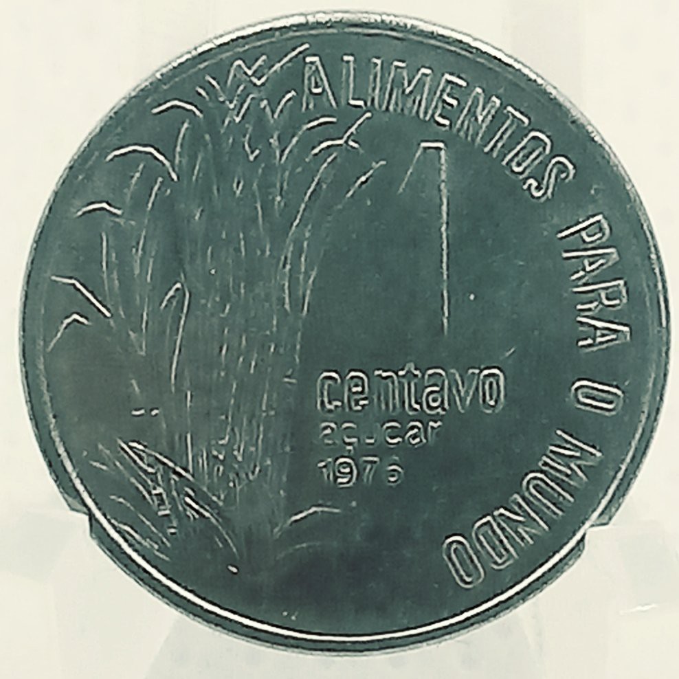 Moeda 1 Centavo 1976 Fao **Fc Baixa Tiragem