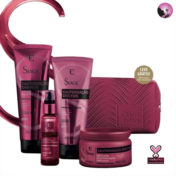 Kit Completo Eudora Siage Cauterização Dos Fios-efeito 1 Uso em Oferta na Shopee