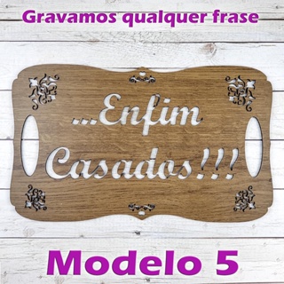 kit com 5 Placas Casamento, Entrada De Igreja, Noiva Frase Personalizada (com 5 Unidades) em Oferta na Shopee