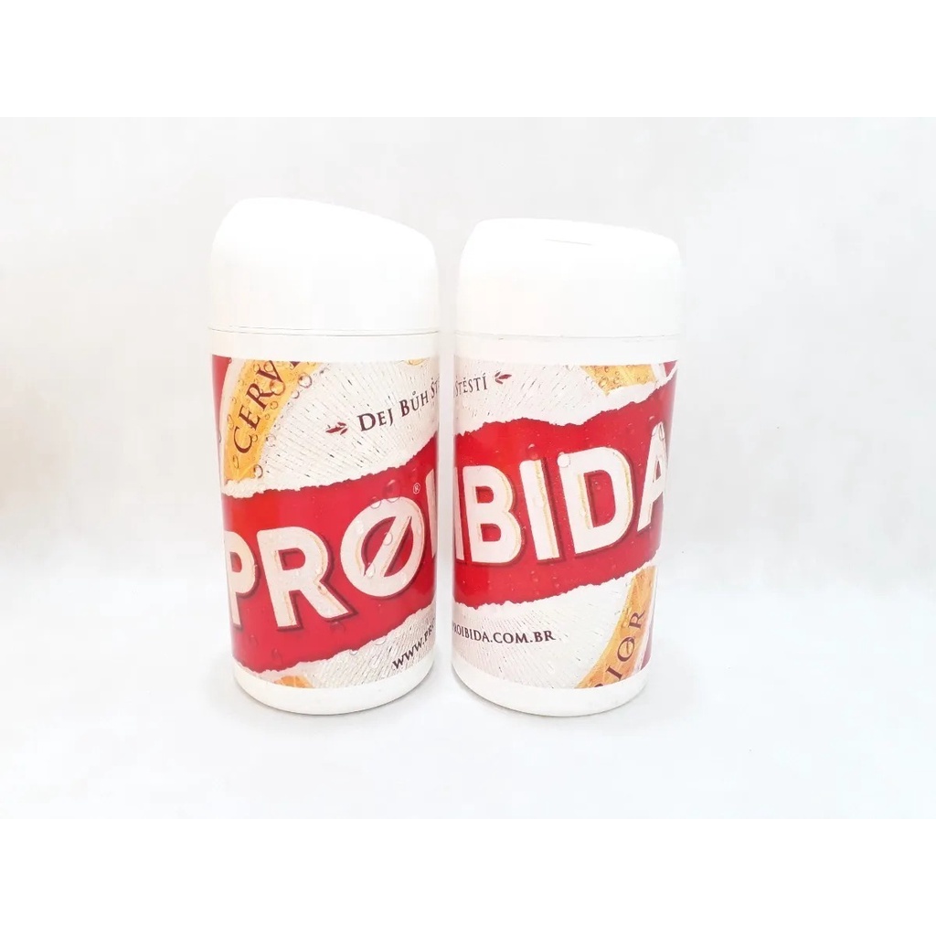 cervegela porta garrafa 600ml Proibida suporte para cerveja  2 unidades