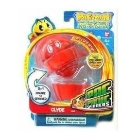 Boneco Pac Man - Panic Spinners Giratório Pac´s Pal Clyde