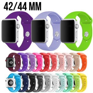 Pulseira para Smartwatch, Silicone Emborrachada, Apple Watch Medida 42mm ou 44mm/ 45mm/ 49mm Várias Cores