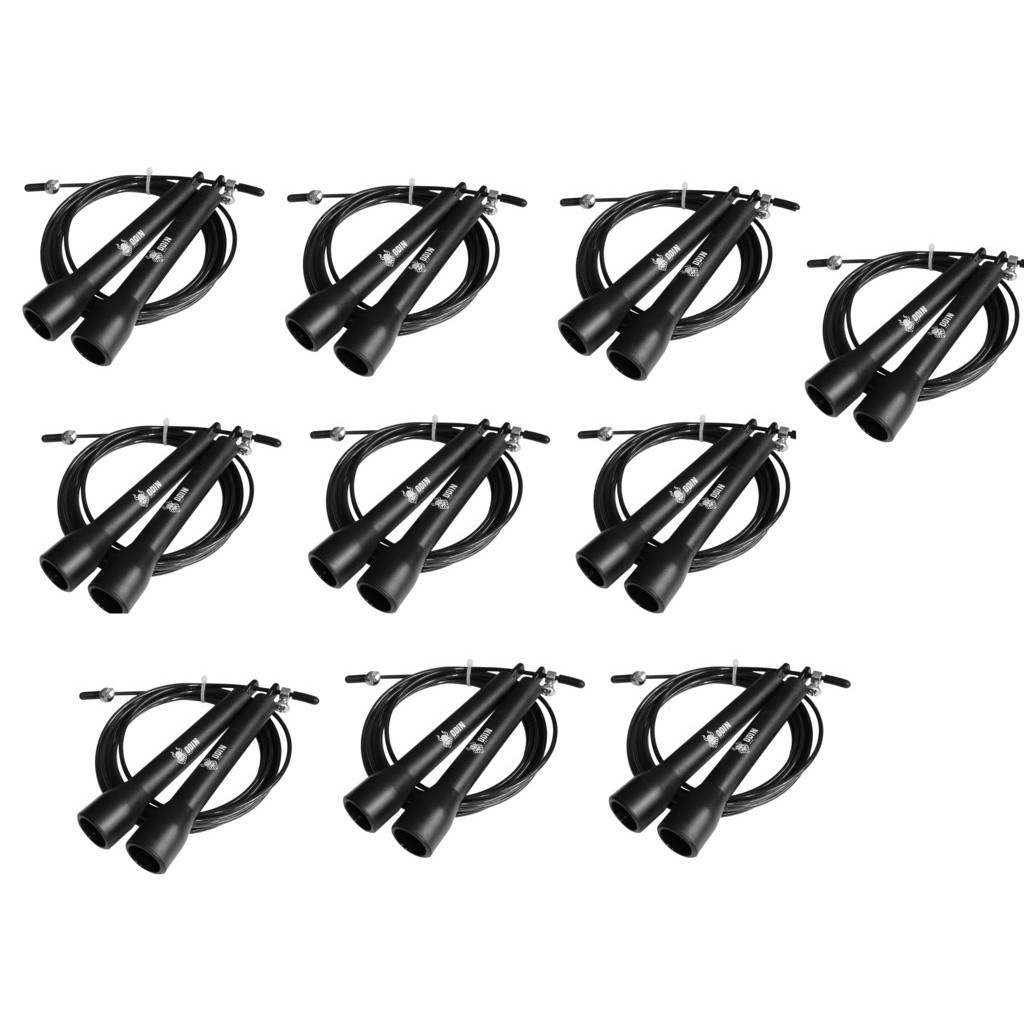 Kit Corda De Pular Cross Speed Rope 10 Unidades com Nota Fiscal Pular Corda Jump