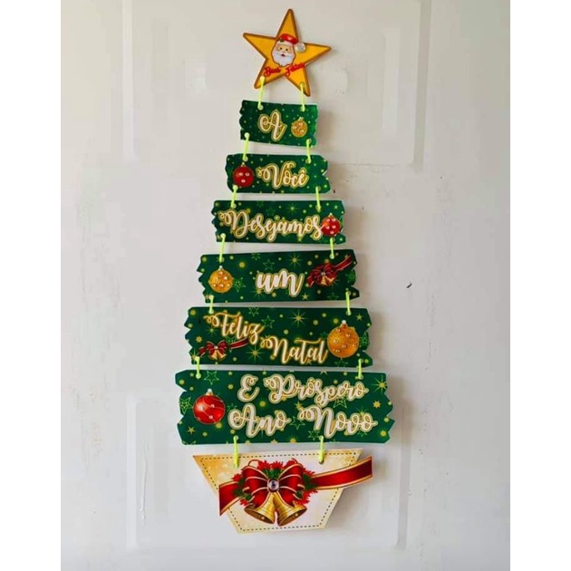 Árvore de Natal de Parede ou Porta | Shopee Brasil