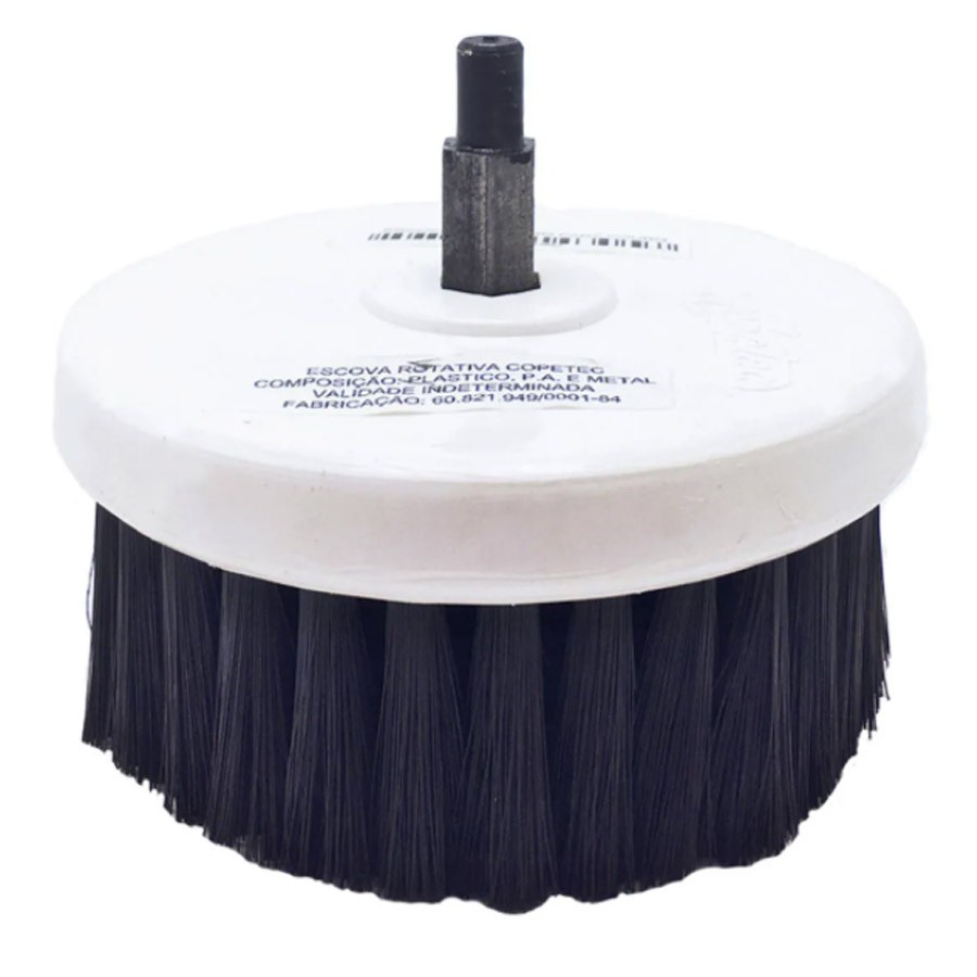 Escova Extra Macia Soft P/ Furadeira Branca C/ Eixo Copetec