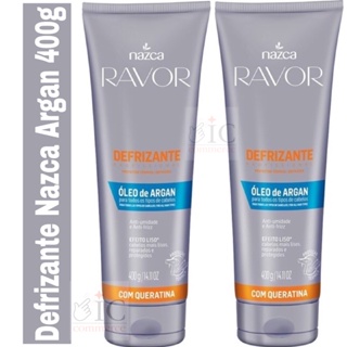 Defrizante Óleo de Argan Ravor Nazca 400g em Oferta na Shopee