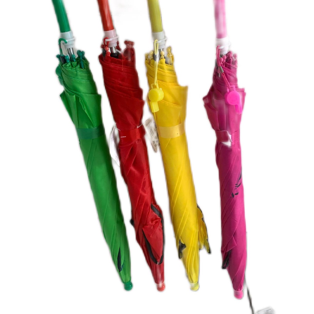 Guarda Chuva Sombrinha Infantil Com Orelhinha E Apito Diversas Cores RJS01717 Shopee Brasil