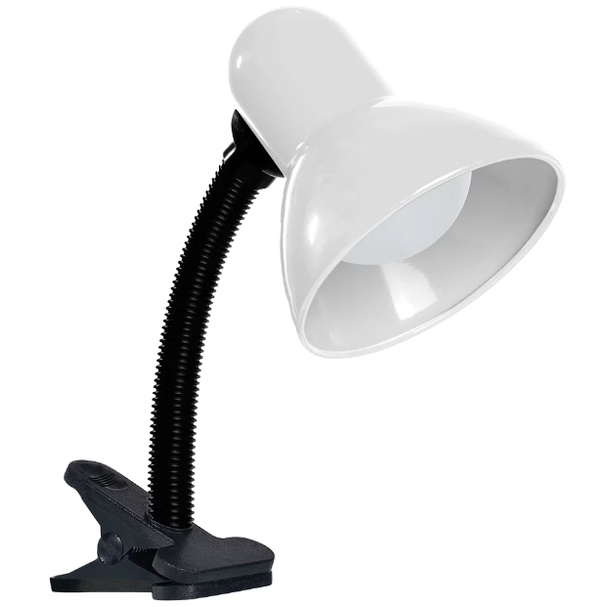 Luminária De Mesa Led Lumi Flex Garra 4W Branca Kian em Oferta na Shopee