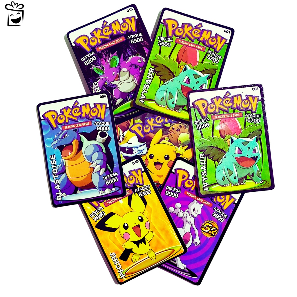 Cartinhas/cards 300 Pacotinhos (pokémon) | Shopee Brasil