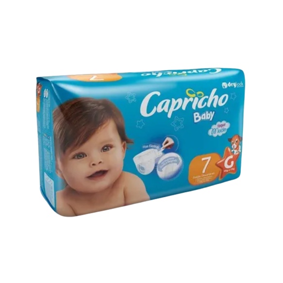 5 Pct fralda descartável Capricho Baby Bebê
