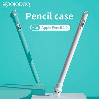 GOOJODOQ Case stylus for Apple Pencil 1 2 Soft Cute Pencil 2Th Gen Nib Cover
