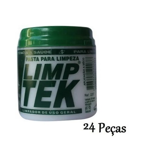 Pasta P/limpeza Limp Tek 500g Limpa Pisos, Mármores -24 Peças