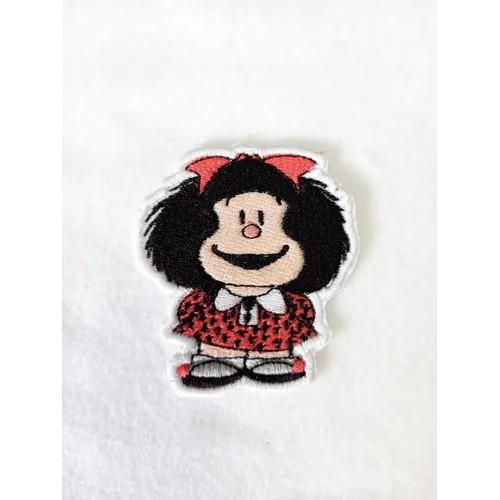 Patch Bordado Termocolante Mafalda Quino Shopee Brasil 3279