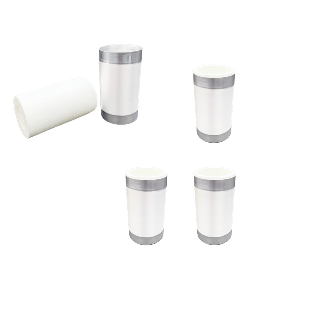 Caneca Térmica Porta Latão Cerveja 473ml Kit 4 Alumínio Copo Térmico C/ Isopor