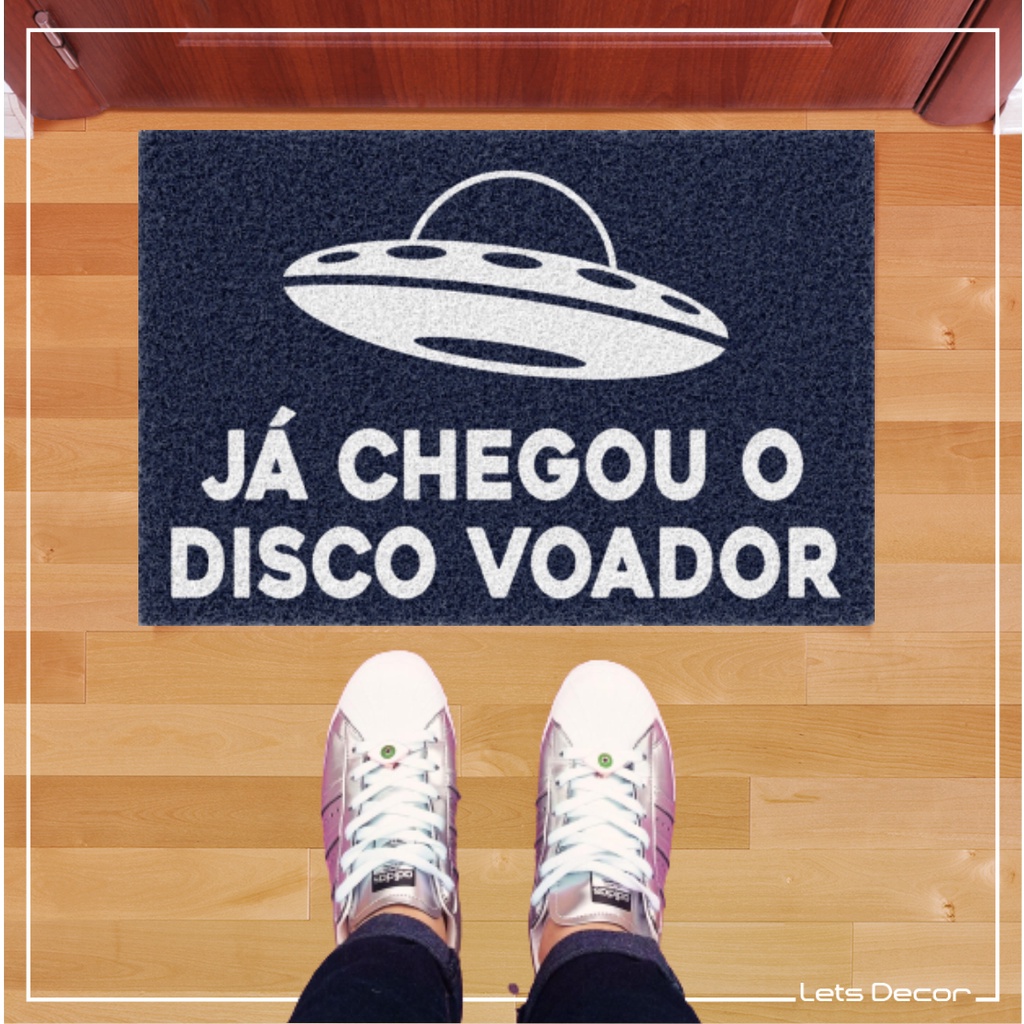 Tapete Capacho Chaves Já Chegou O Disco Voador Escolha A Cor