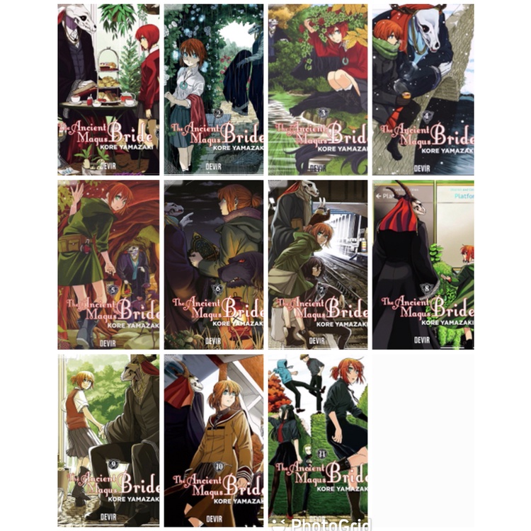 Mangá The Ancient Magus Bride vol.1 ao vol.11 (Novo - Lacrado)