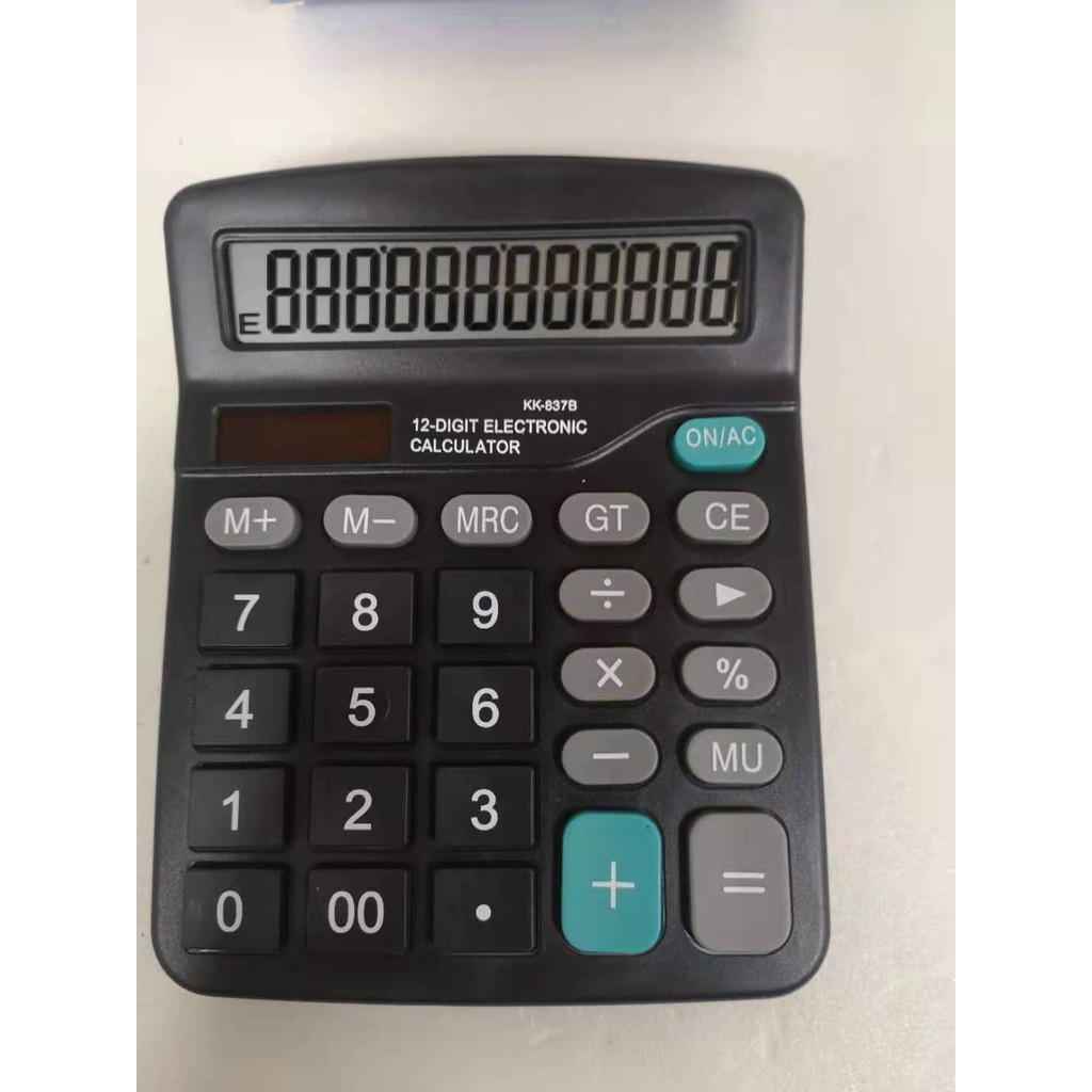 energia solar Calculadora De Mesa Comercial Escritório Display 12 Dígitos