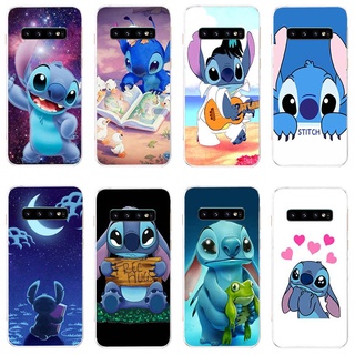 Capa De Silicone Tpu Flexível Lilo Stitch Para Samsung Galaxy S10 Plus, S10E