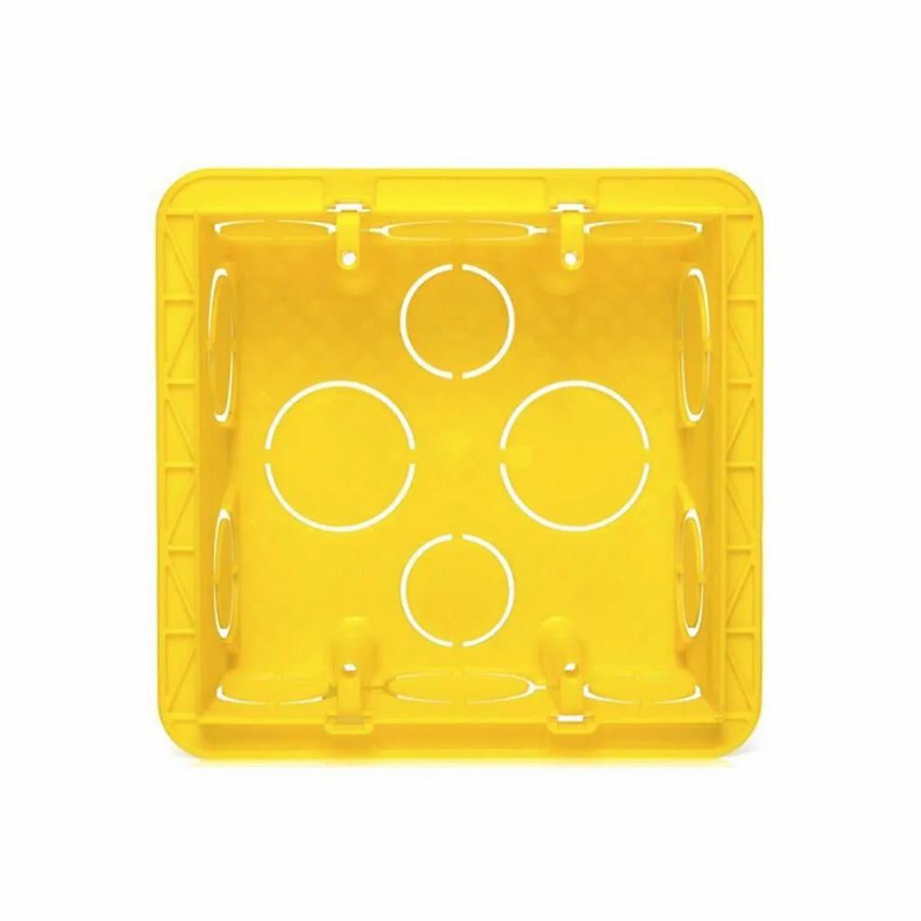 Caixa De Derivacao 4X4 Parede Amarelo Pvc Pial em Oferta na Shopee