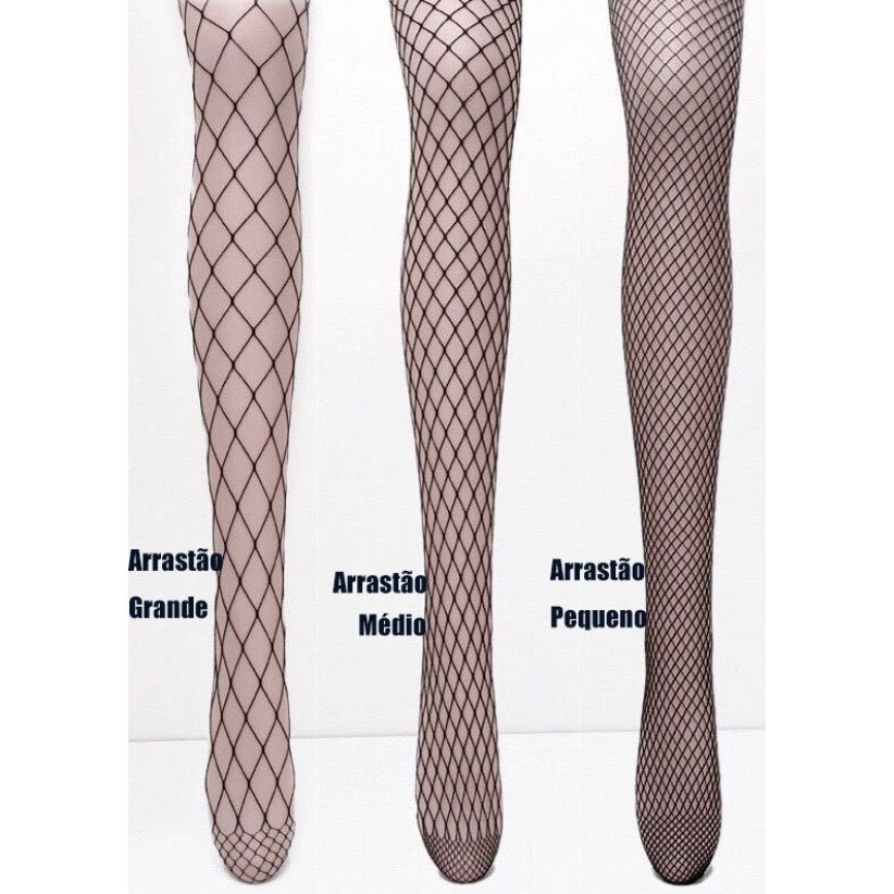 Meia Arrastão Feminina Sexy / Meia Calça para Festa/Boate / Meia Justa