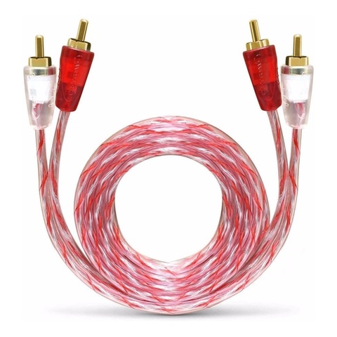 Cabo Rca Stetsom 1 Metro Bronze Injetado Blindado Som Carro em Oferta na Shopee