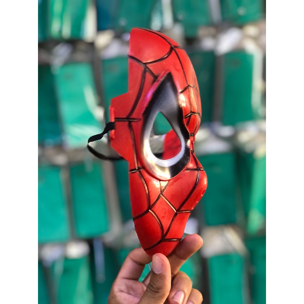 Máscara do Homem Aranha Infantil Brinquedo Spider Man Super Herói mascara  do homem aranha de Plástico | Shopee Brasil