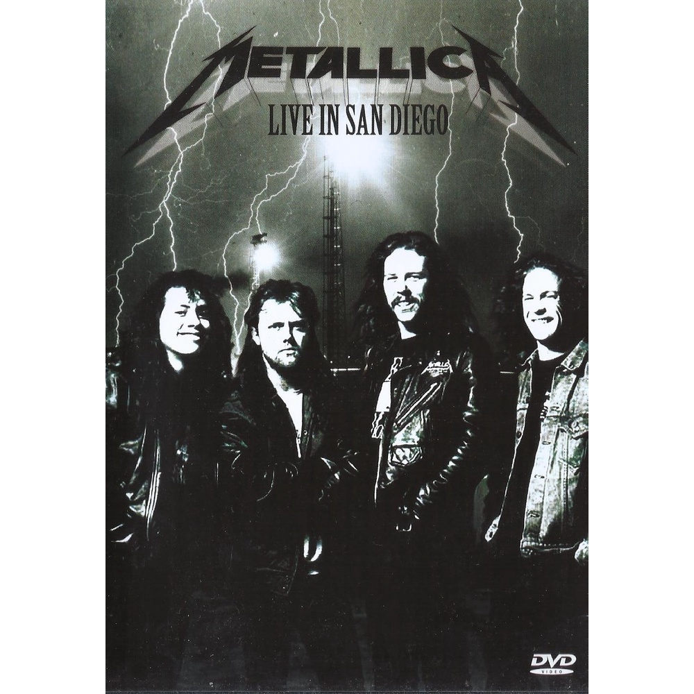 DVD Metallica - Live In San Diego [LACRADO] (Slayer/Megadeth/Anthrax/Exodus)