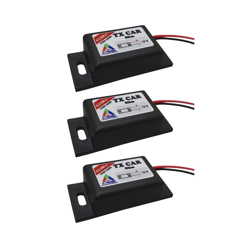 Kit 3 Controle Portão Tx Car Farol Carro Moto Ppa Rcg Garen Acton Seg