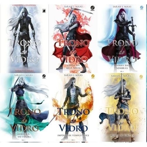 Livros Trono De Vidro Volume 1 6 Sarah J Mass Escorrega O Preco