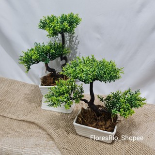 Bonsai Artificial De Plástico Natural Realista P/ Decoração Casamento, Arranjos, Decorar Festas e casa
