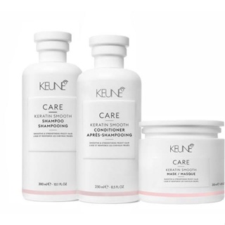 Kit Keune Care Keratin Smooth Reconstrução Profunda (3 Produtos) em Oferta na Shopee