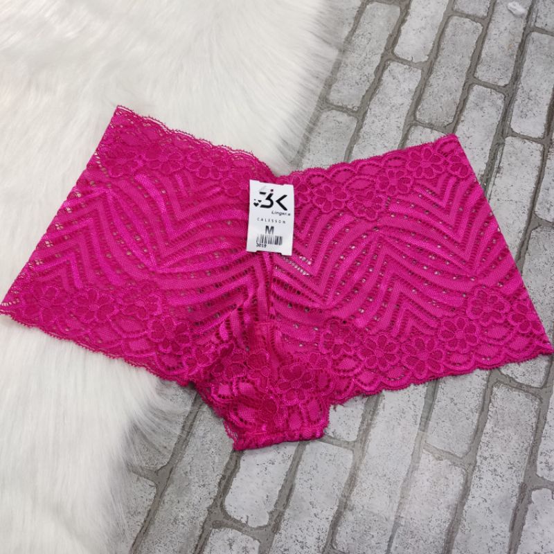 calcinha calesson PLUS SIZE shortinho de renda sexy lingerie luxo renda Premium (1 caleçon)