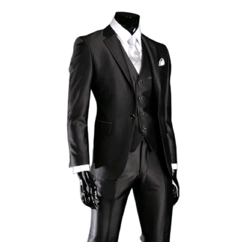 Terno Masculino Slim Fit Novo-  Preto Poliviscose PV