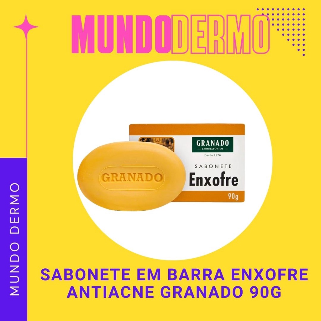 Sabonete em Barra Enxofre Antiacne Granado 90g