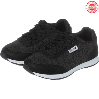 Kidstep Tenis Infantil Menino e Menina Escolar Jogging Preto Cinza Barato 20 ao 36 em Oferta na Shopee