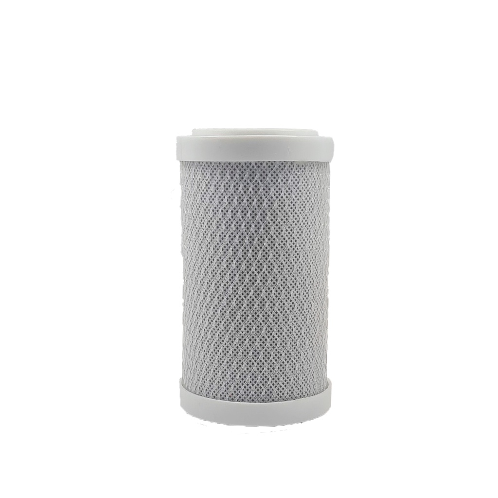 Refil Cartucho Carbon Block Carvão Ativado 5" x 2 1/2" 5 Micra Remove Cloro Odor e Cheiro
