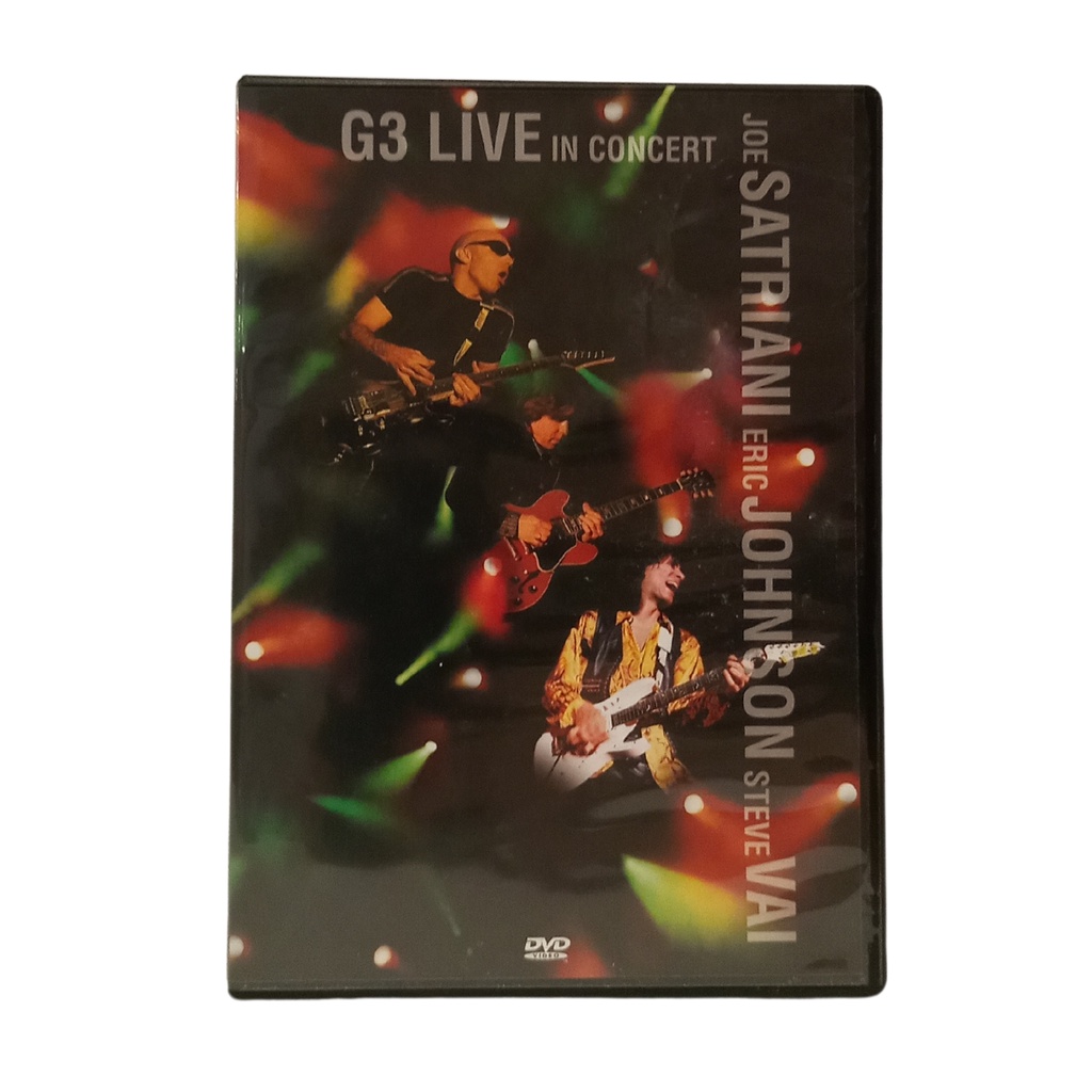 Dvd G3 Live In Concert Joe Satriani - Eric Johnson - Steve Vai