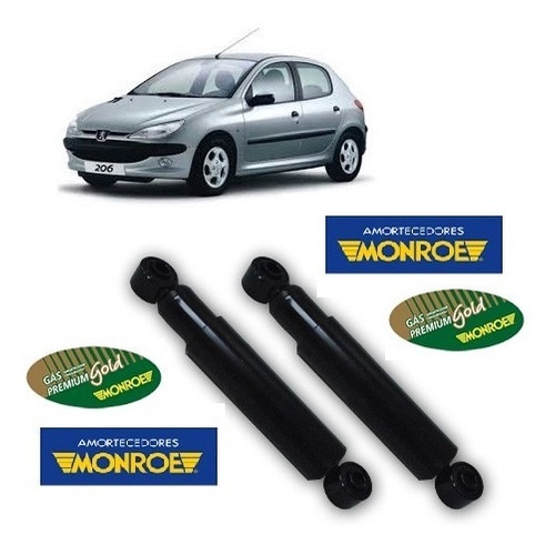 Par Amortecedor Traseiro 206 207 Sw Escapade - Original Monroe
