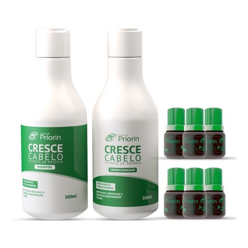 Kit Cresce Cabelo - Shampoo Condicionador 6 Tônico Oferta