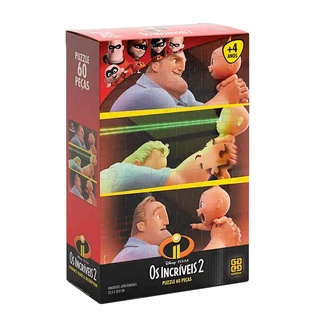 Puzzle 60 peças Os Incríveis