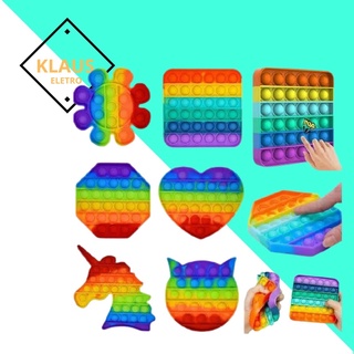 Push Pop It Fidget toys Brinquedo Crianças Anti Stress Sensory Push Bubble.