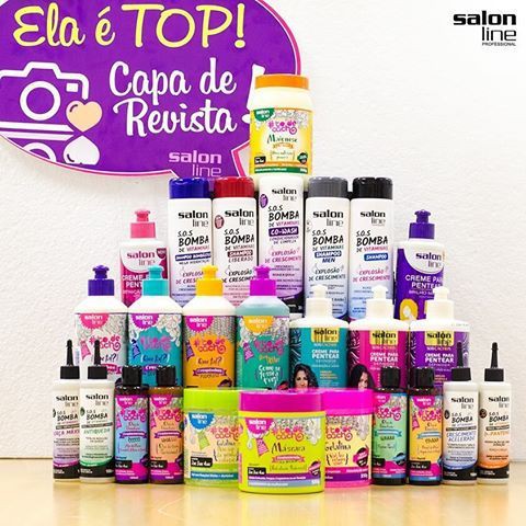 1 Produto Linha Para Cabelo Salon Line Escolha O Seu Shopee Brasil