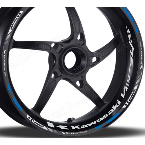 Friso + Adesivo Interno D3 Roda Moto Kawasaki Versys 1000