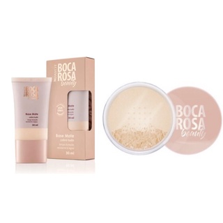 Pó Solto Mármore + Base Kit Boca Rosa Beauty Payot 2 Itens - PROMOÇÃO