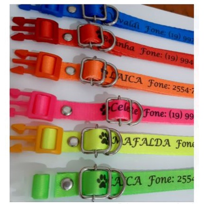 Coleira ENVIO RÁPIDO para Cachorro Personalizada em Oferta na Shopee