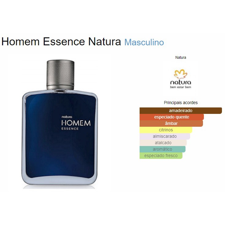 Deo Parfum Natura Homem Essence - 100ml | Shopee Brasil