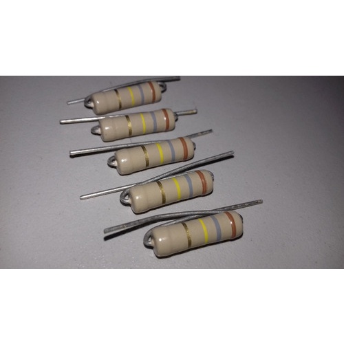Resistor Antigo Constanta 180k 5% 1/2w Lote 5 Peças